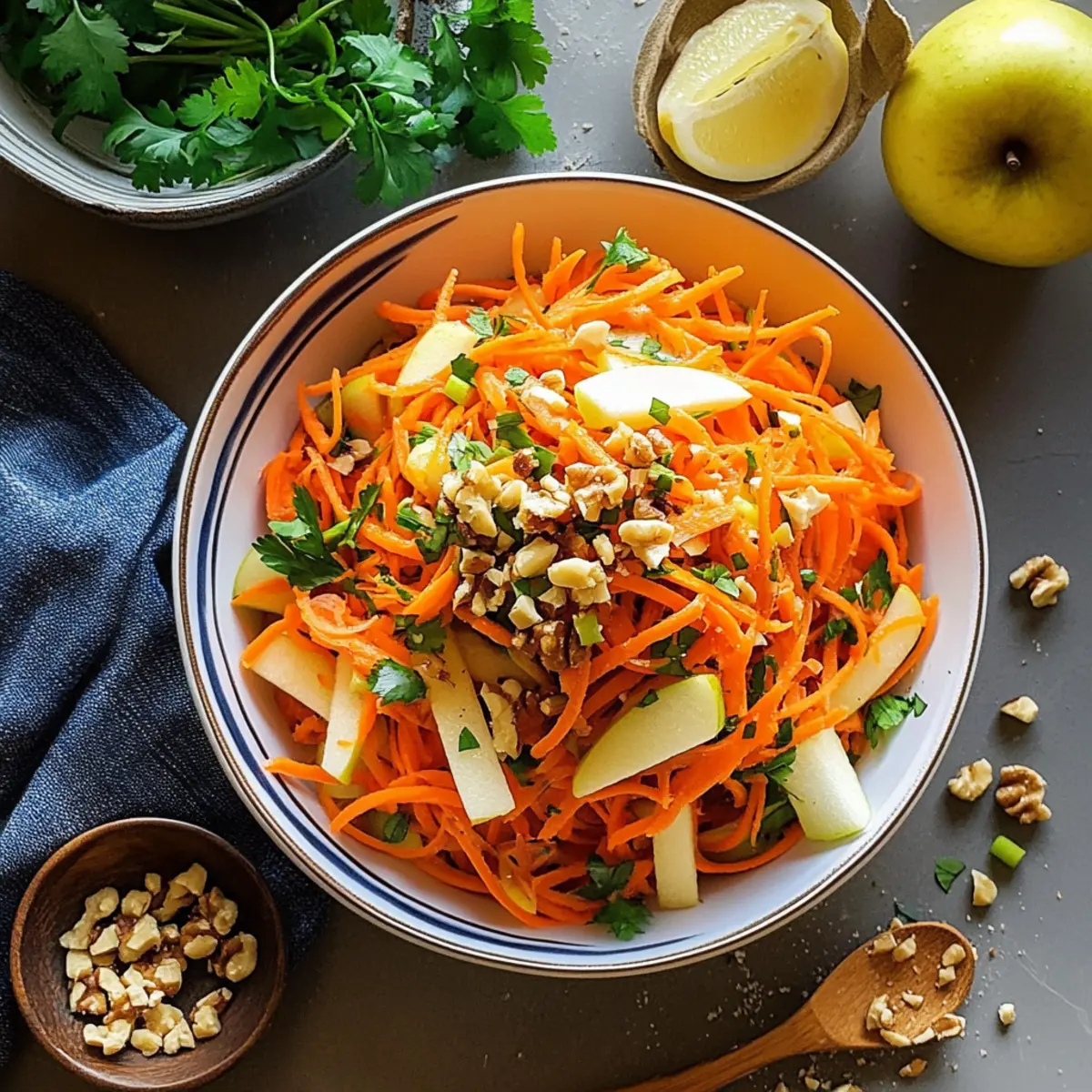 German Carrot and Apple Salad