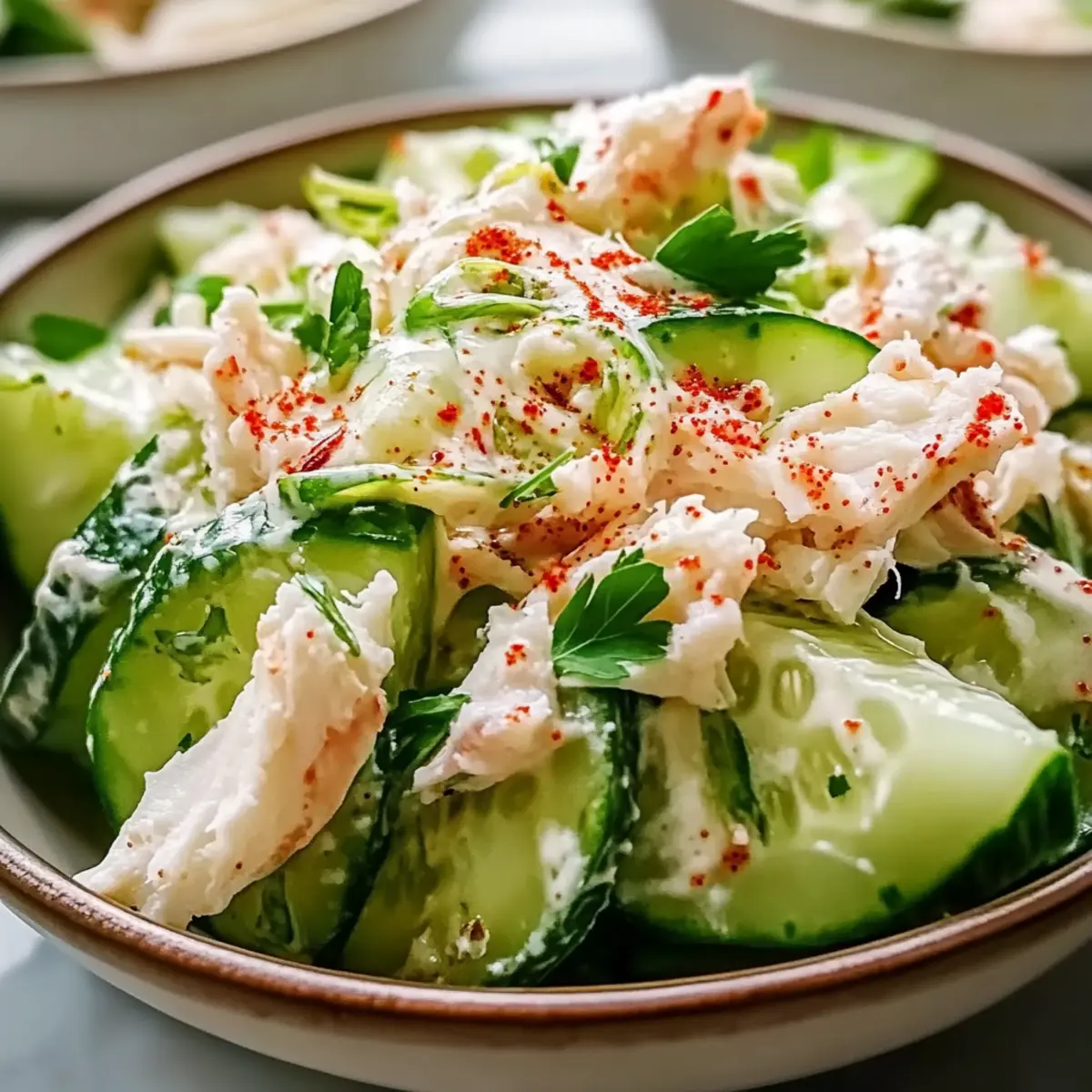 Cucumber Salad with Crab Meat: A Refreshing Summer Delight 5 Cucumber Salad with Crab Meat