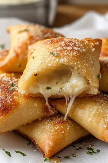 Garlic Parmesan Pizza Rolls