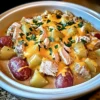 Cheesy Chicken Sausage Crockpot