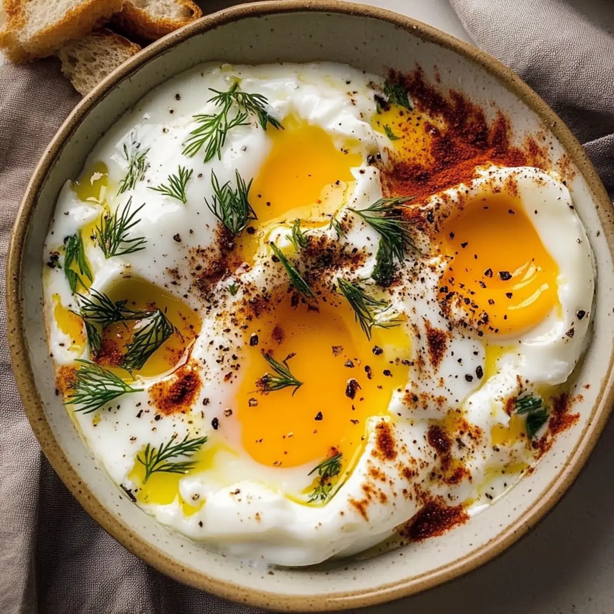 Turkish Eggs with Creamy Yogurt