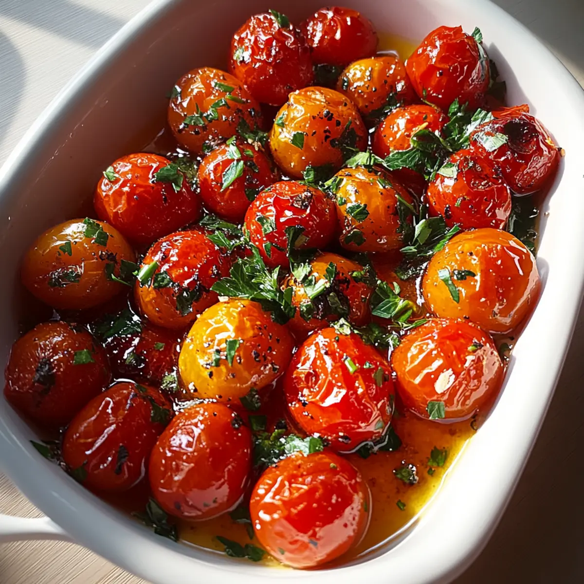 Baked Cherry Tomatoes