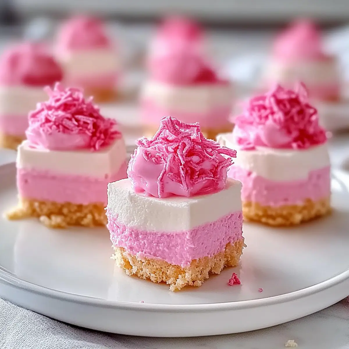 Pink Velvet Cheesecake Bites