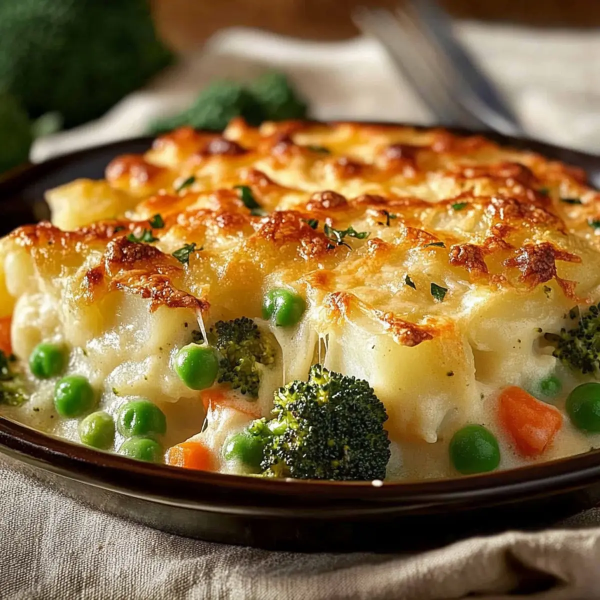 Cheesy Potato & Veggie Bake: Comfort in Every Creamy Bite 5 Cheesy Potato & Veggie Bake