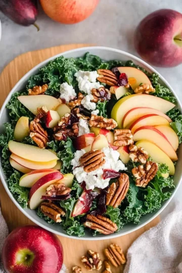 Harvest Kale Apple Salad