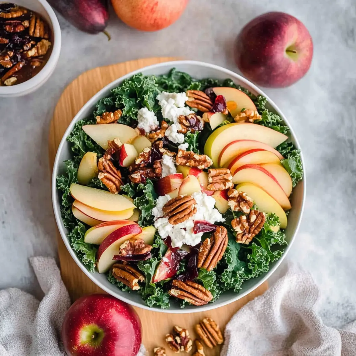 Harvest Kale Apple Salad