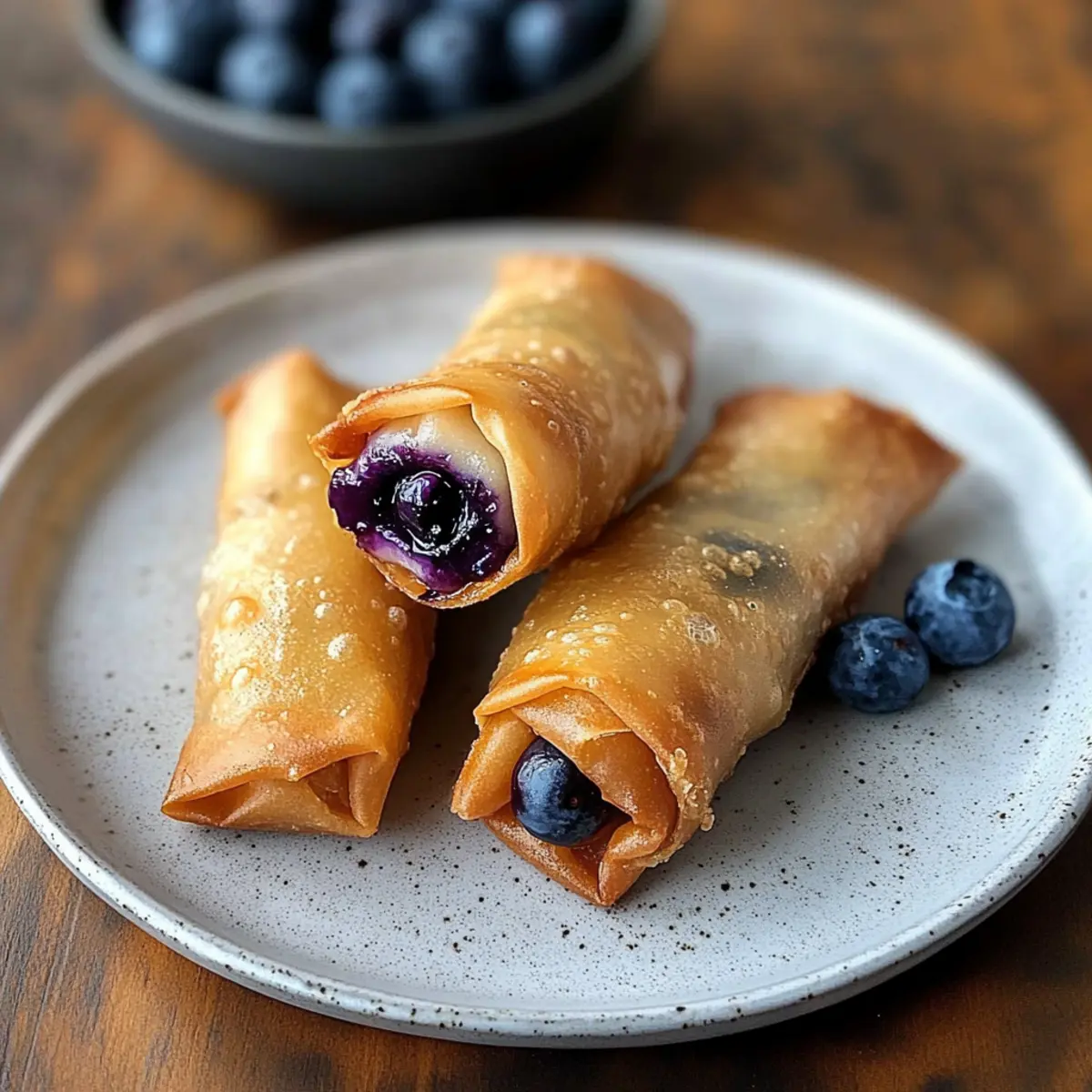 Crispy Blueberry Spring Rolls: Your New Favorite Dessert Delight 5 Crispy Blueberry Spring Rolls