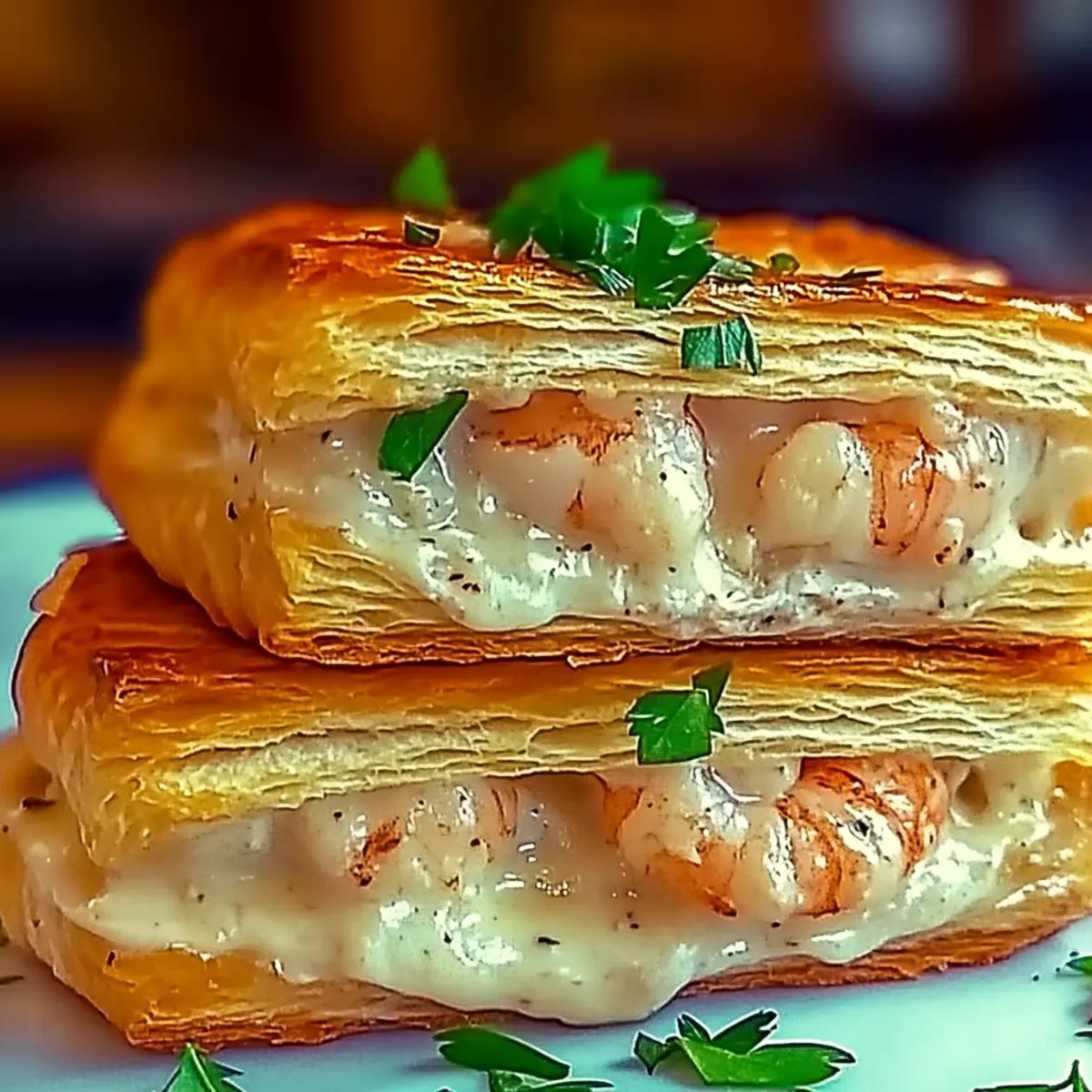 Shrimp and Crab Biscuit Melts