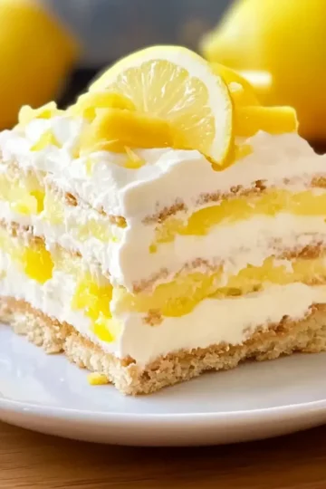 Refreshing & Creamy Lemon Tiramisu