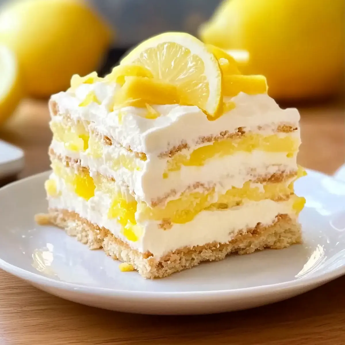 Refreshing & Creamy Lemon Tiramisu