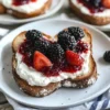 Ricotta Toast with Three Jams