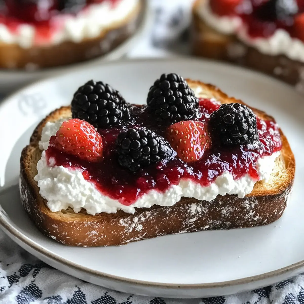 Ricotta Toast with Three Jams: A Creamy Breakfast Delight 3 3451b4a6 63b7 4d09 a067