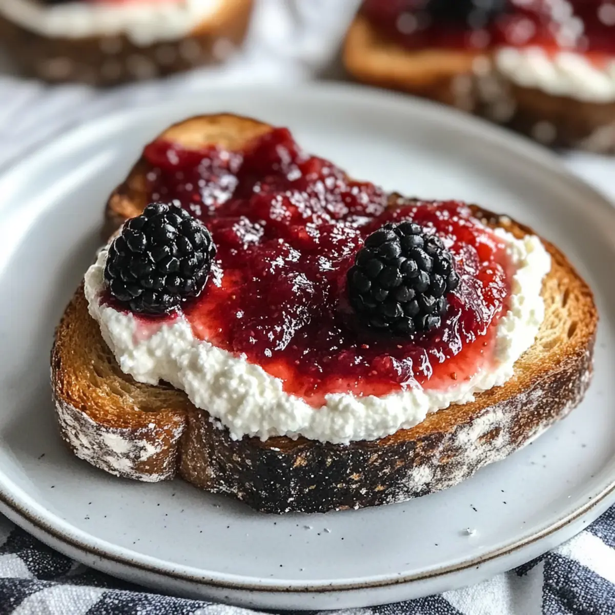 Ricotta Toast with Three Jams: A Creamy Breakfast Delight 4 3451b4a6 63b7 4d09 a067 f46c1017bc87 4 rh9ikv