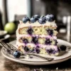 Bursting Blueberry Lemon Layer Cake