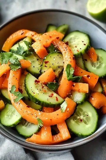 Papaya-Cucumber Chili-Lime Salad