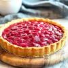 Sweet Rhubarb Custard Tart