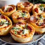Mouthwatering Chicken Pillows Drizzled with Creamy Parmesan Sauce