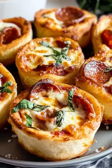 Crescent Roll Mini Pizza Bites