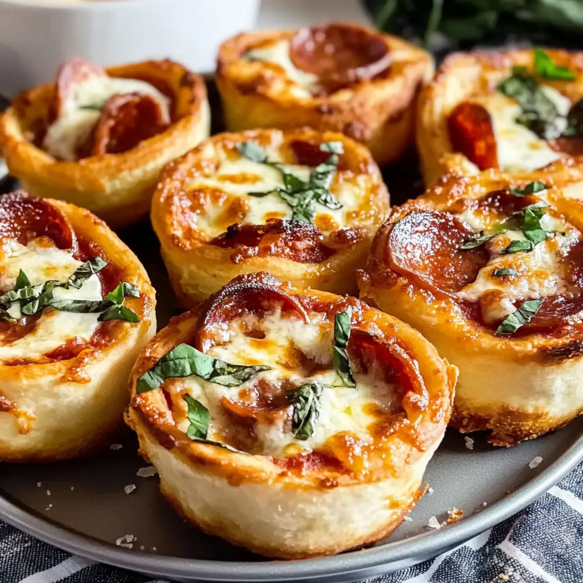 Crescent Roll Mini Pizza Bites