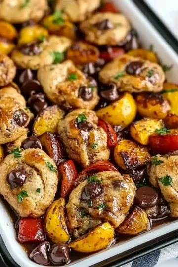 Balsamic Glazed Chicken and Veggies