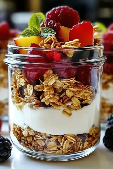 Greek Yogurt Parfait Jars