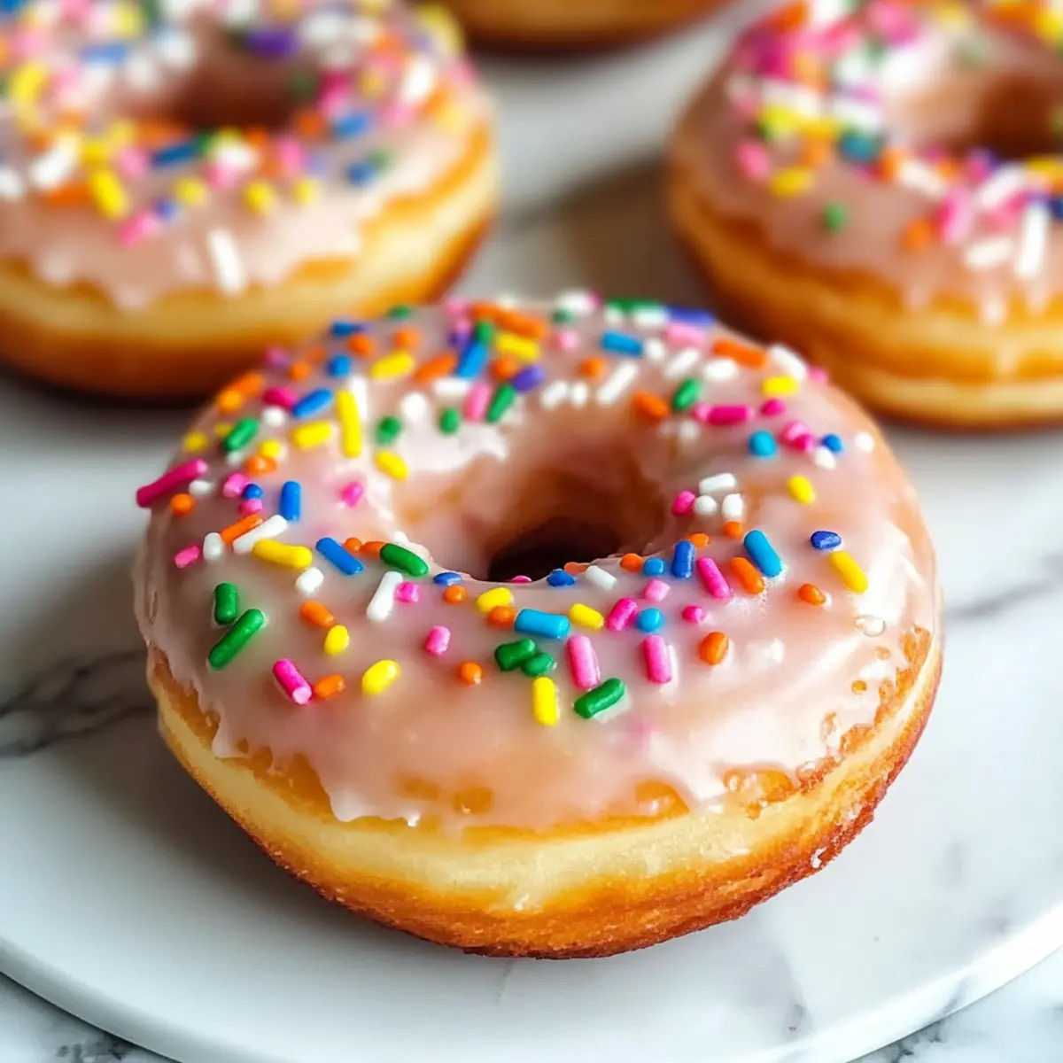 Vegan Birthday Cake Donuts