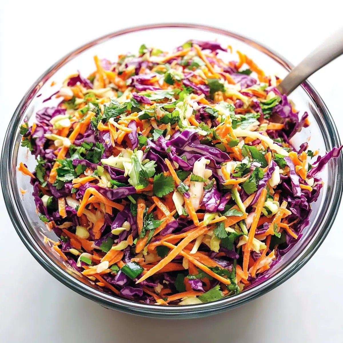Healthy Carrot Cabbage Coleslaw