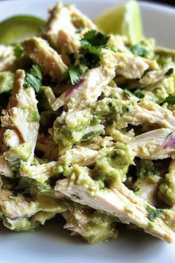 avocado chicken salad