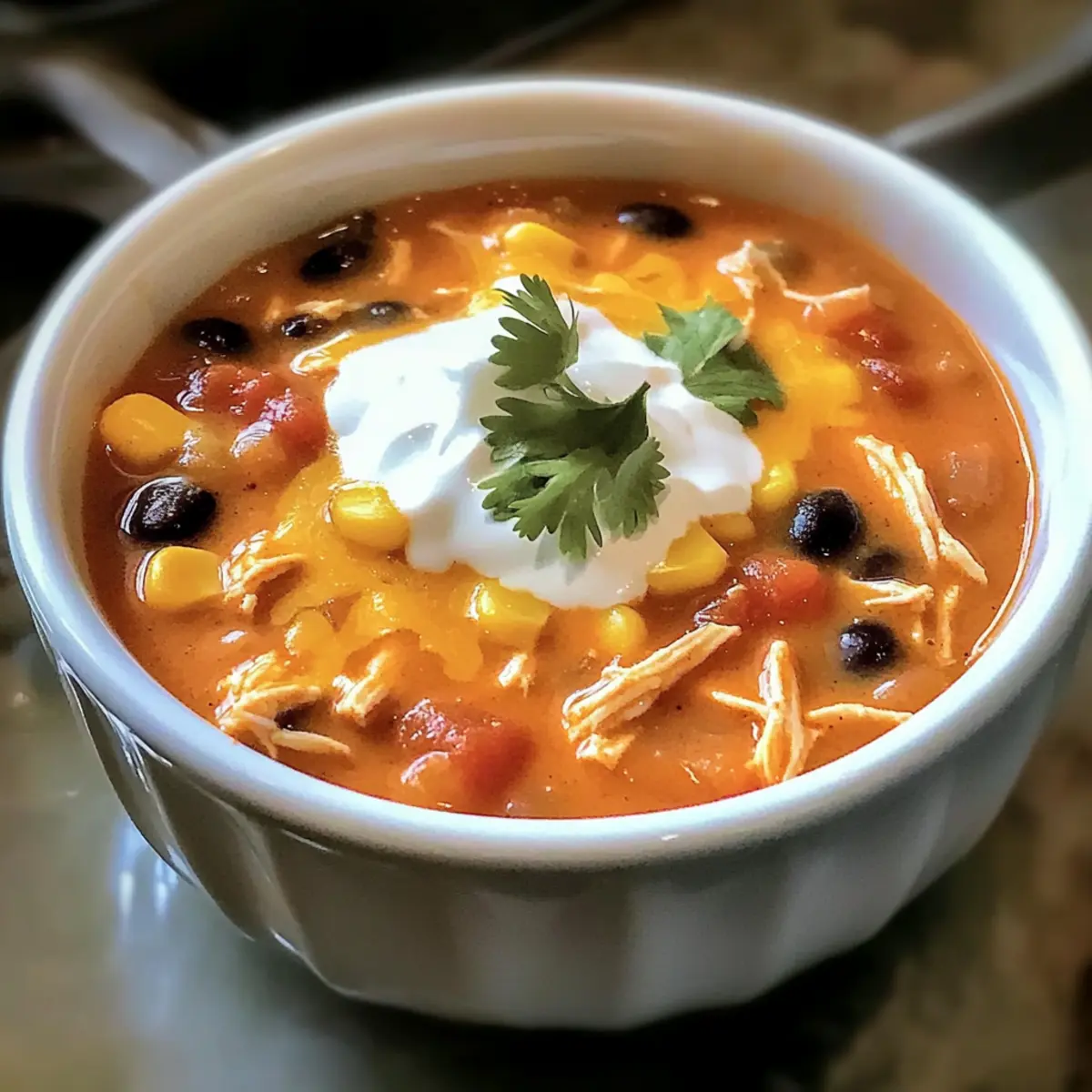 Cozy Up with Creamy Chicken Enchilada Soup That's Gluten-Free 5 Creamy Chicken Enchilada Soup