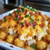 Chicken Bacon Ranch Tater Tot Casserole