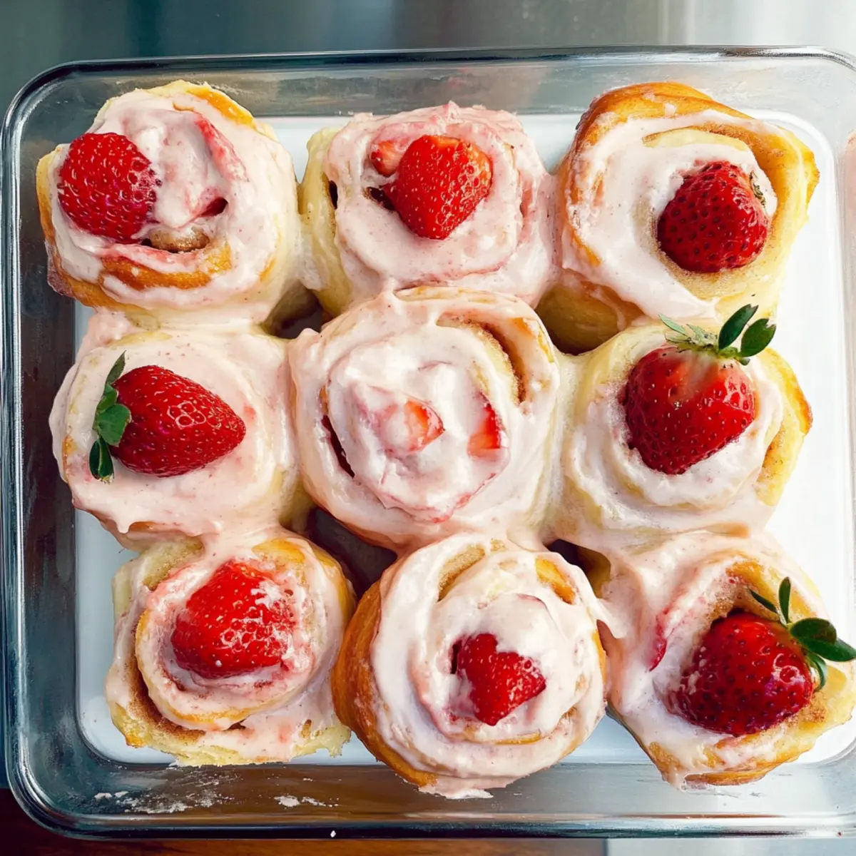 Mouthwatering Strawberry Cinnamon Rolls for Spring Celebrations 5 Strawberry Cinnamon Rolls