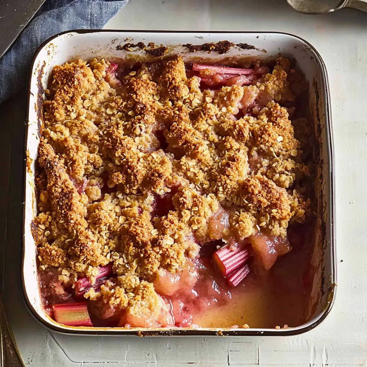 Rhubarb Crisp