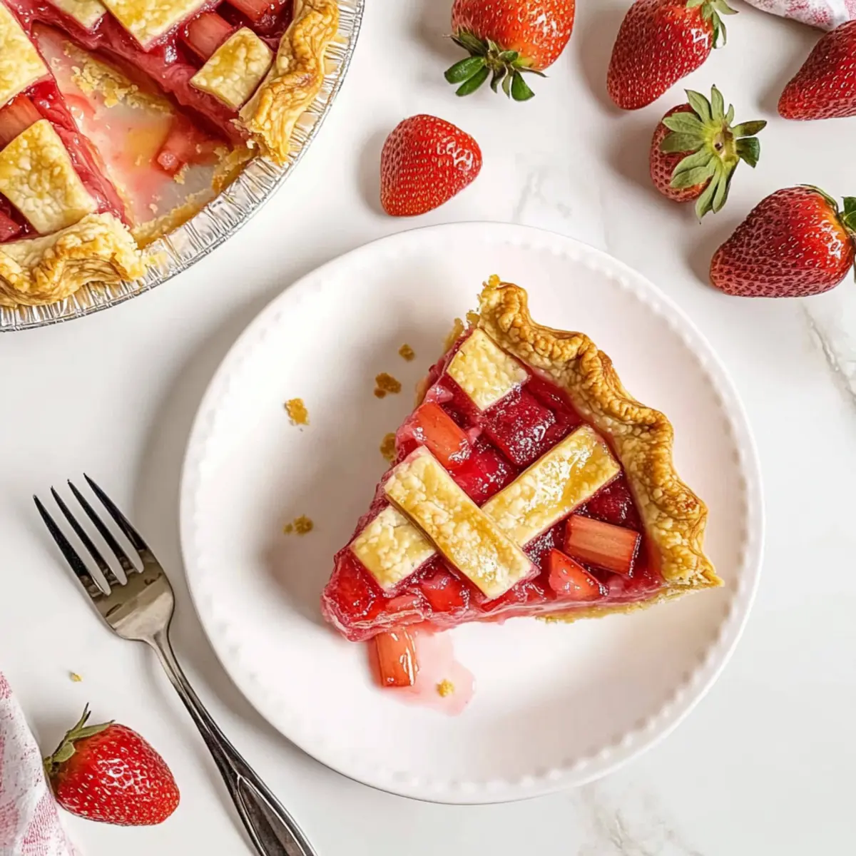 Strawberry Rhubarb Pie