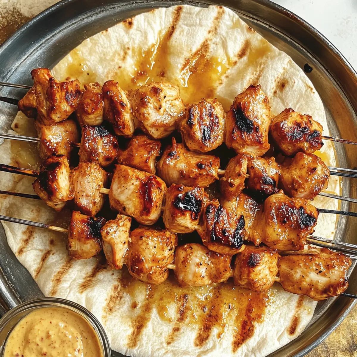 Grilled Chicken Skewers