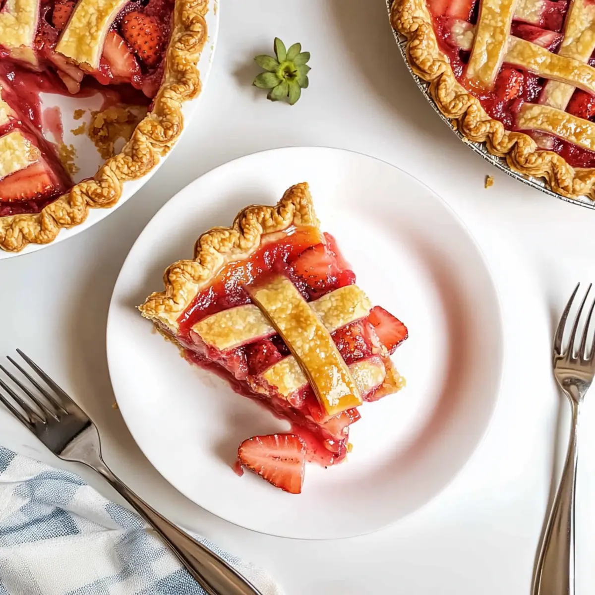 Strawberry Rhubarb Pie