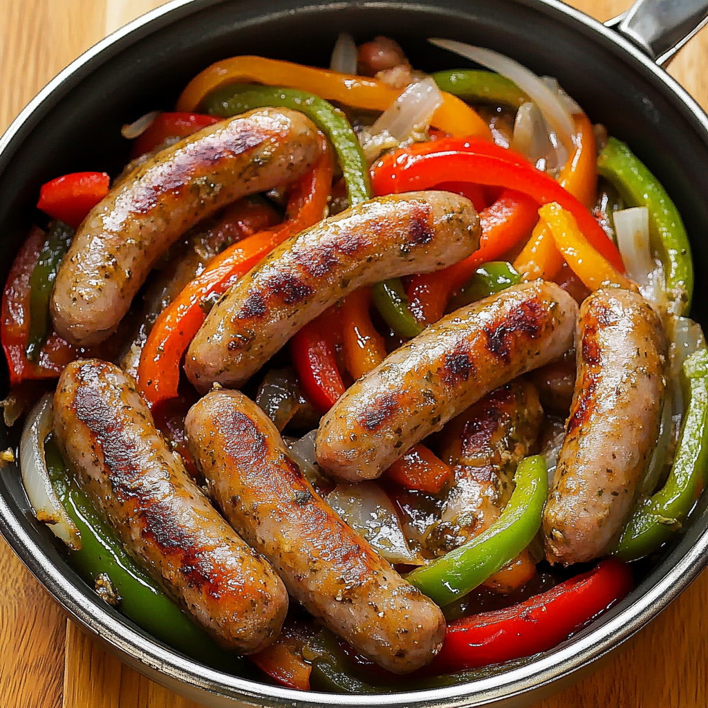 Sausage and Peppers Easy One-Pan Italian Dinner