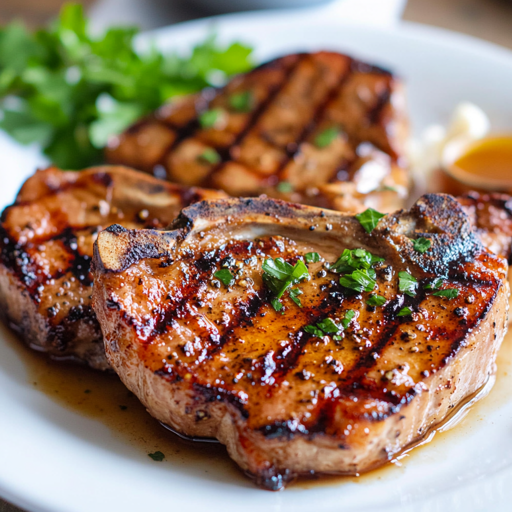 Grilled Pork Chops 2 Grilled Pork Chops