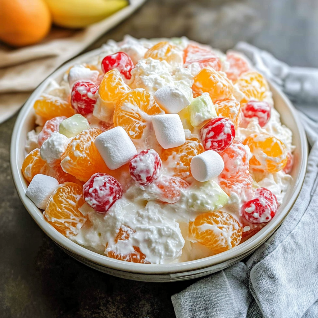 Ambrosia Salad Classic Creamy Fruit Delight