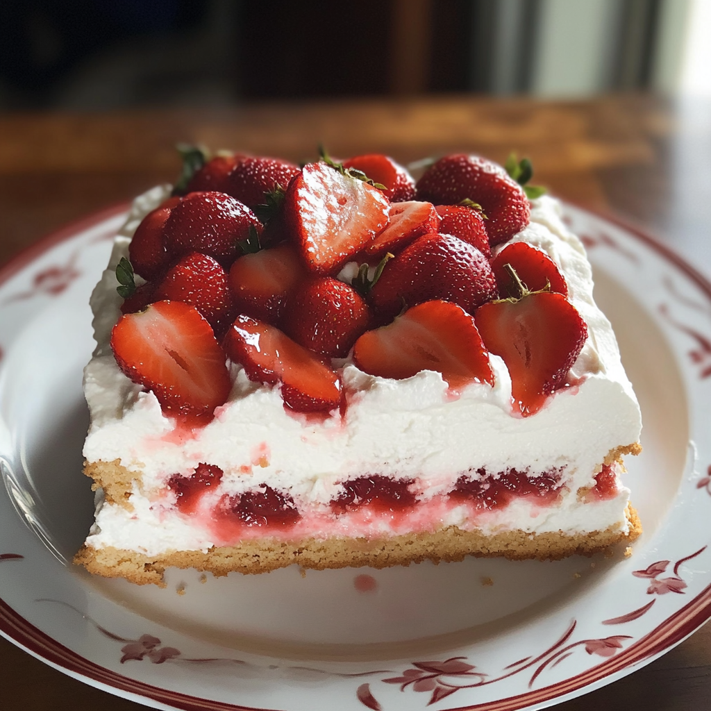 Strawberry Poke Cake Recipe For Summer Sweets