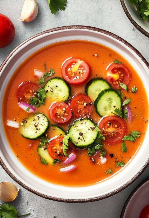 Authentic Gazpacho Soup Recipe for Hot Summer Days