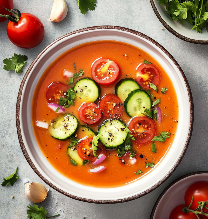 Authentic Gazpacho Soup Recipe for Hot Summer Days 1 Authentic Gazpacho Soup Recipe for Hot Summer Days