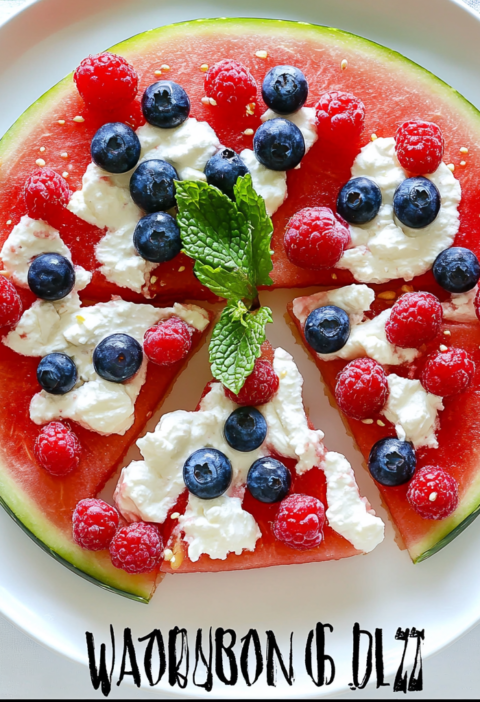 Watermelon Pizza Recipe Perfect Summer Dessert