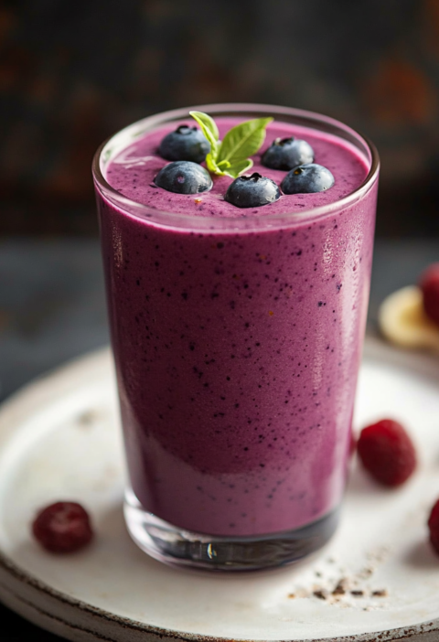 Blueberry Smoothie Recipe for a Healthy Start to Your Day