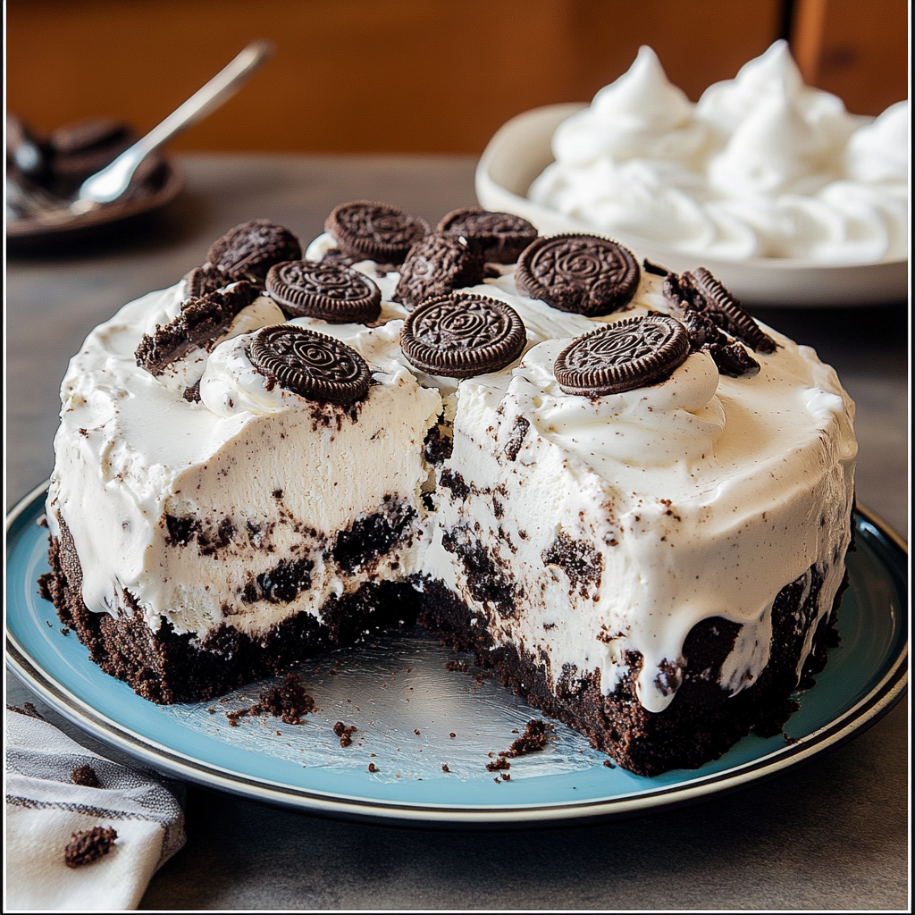 Cookies and Cream Ice Cream Cake Ultimate Homemade Recipe 2 Cookies and Cream Ice Cream Cake Ultimate Homemade Recipe