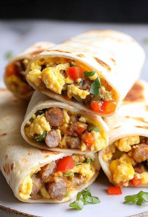 Easy Breakfast Burritos Recipe for Quick Morning Meals