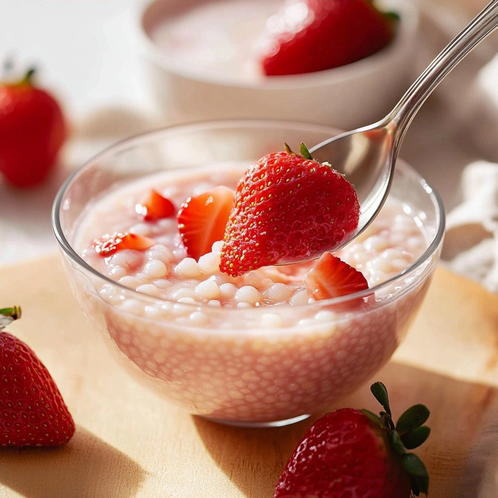 Strawberry Sago: The Best Tapioca Pearls Dessert Recipe 2 Strawberry Sago: The Best Tapioca Pearls Dessert Recipe