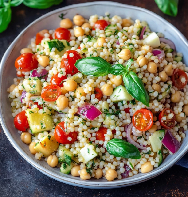 Mediterranean Couscous Salad Recipe for a Summer Meal 1 Mediterranean Couscous Salad Recipe for a Summer Meal