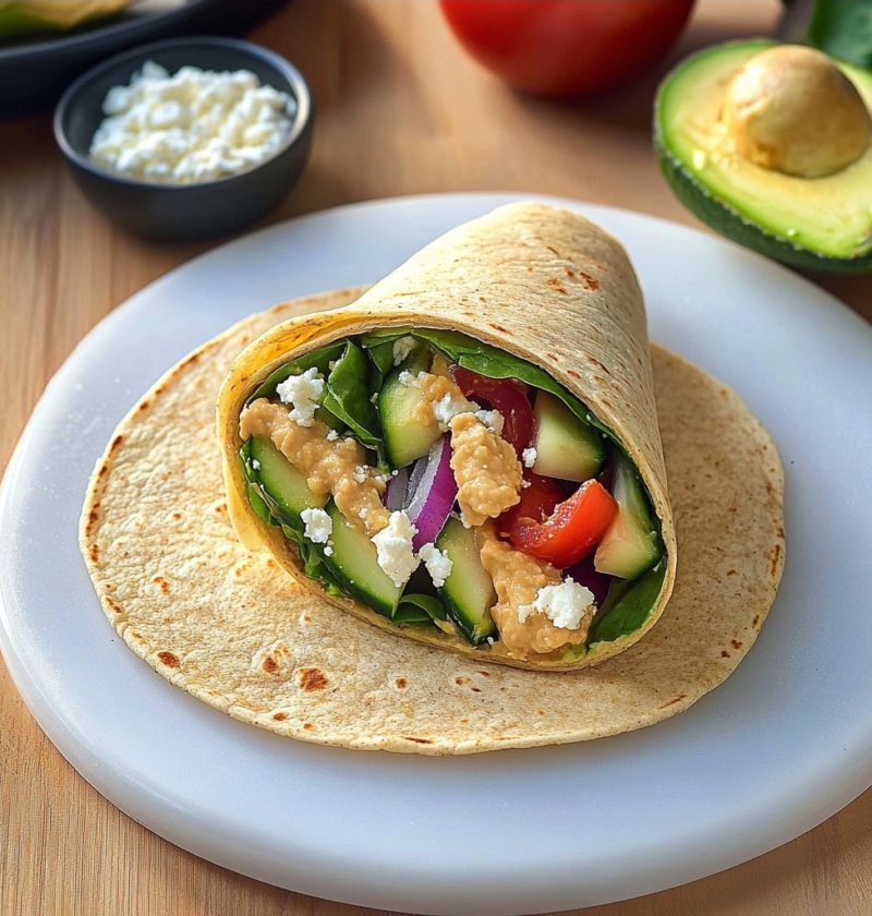 Hummus Veggie Wraps for Quick and Satisfying Healthy Meals 1 Hummus Veggie Wraps for Quick and Satisfying Healthy Meals