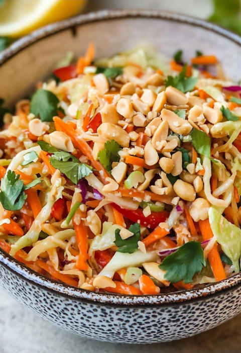Thai Peanut Salad Recipes for Home Cooking