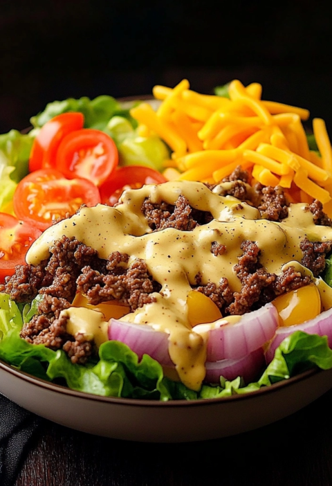 Big Mac Salad: A Low Carb Dinner Favorite